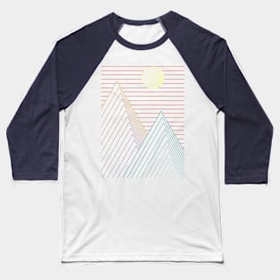 Linear Landscape Baseball T-Shirt